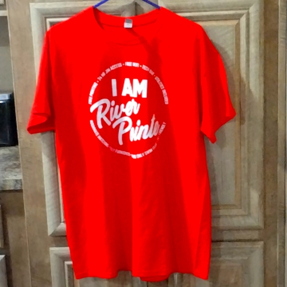 New T-Shirt (Men's Size Large) With Message From River Pointe Apartments!